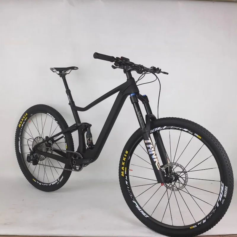 

SERAPH BIKE Carbon Bike 29er Suspension Mountain Complete Bike Carbon Frame XC MTB SLX M7100 Groupset 12Speed Bicycle FM027