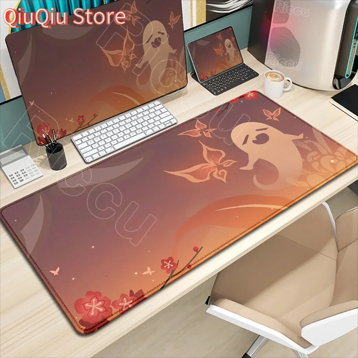 

HD All Genshin Impact Liyue Character Pattern Mousepad Hu Tao Xiao Shenhe Xianyun Laptop PC Gaming Anime Mouse Pad XXL Desk Mats