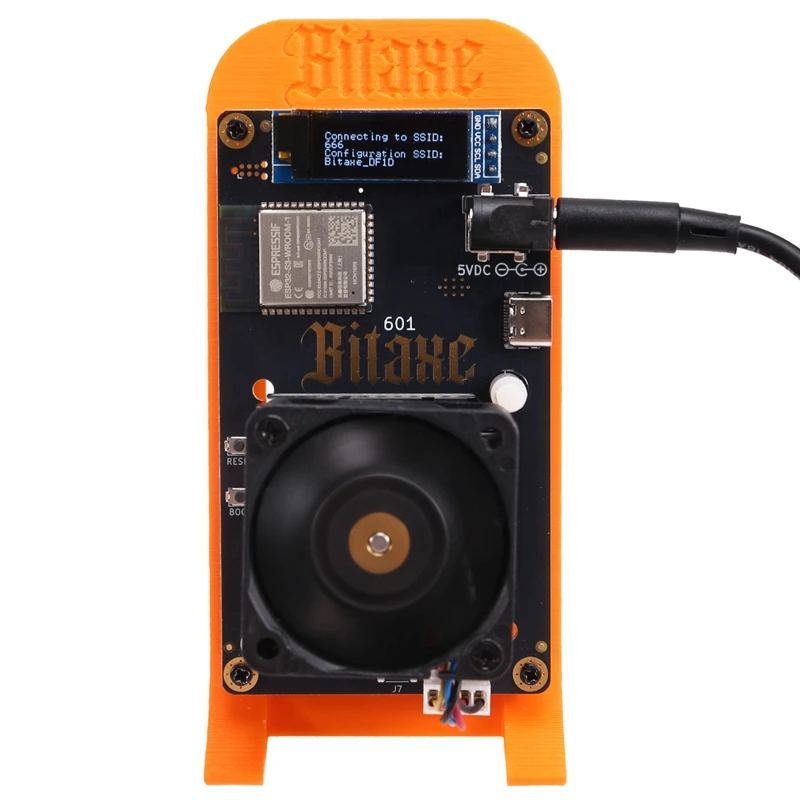 Bitaxe 601 Miner 1,2/с Bm1370 Asic Chip 18 Вт от Antminer S21 Pro Bitcoin Btc Miner с кронштейном