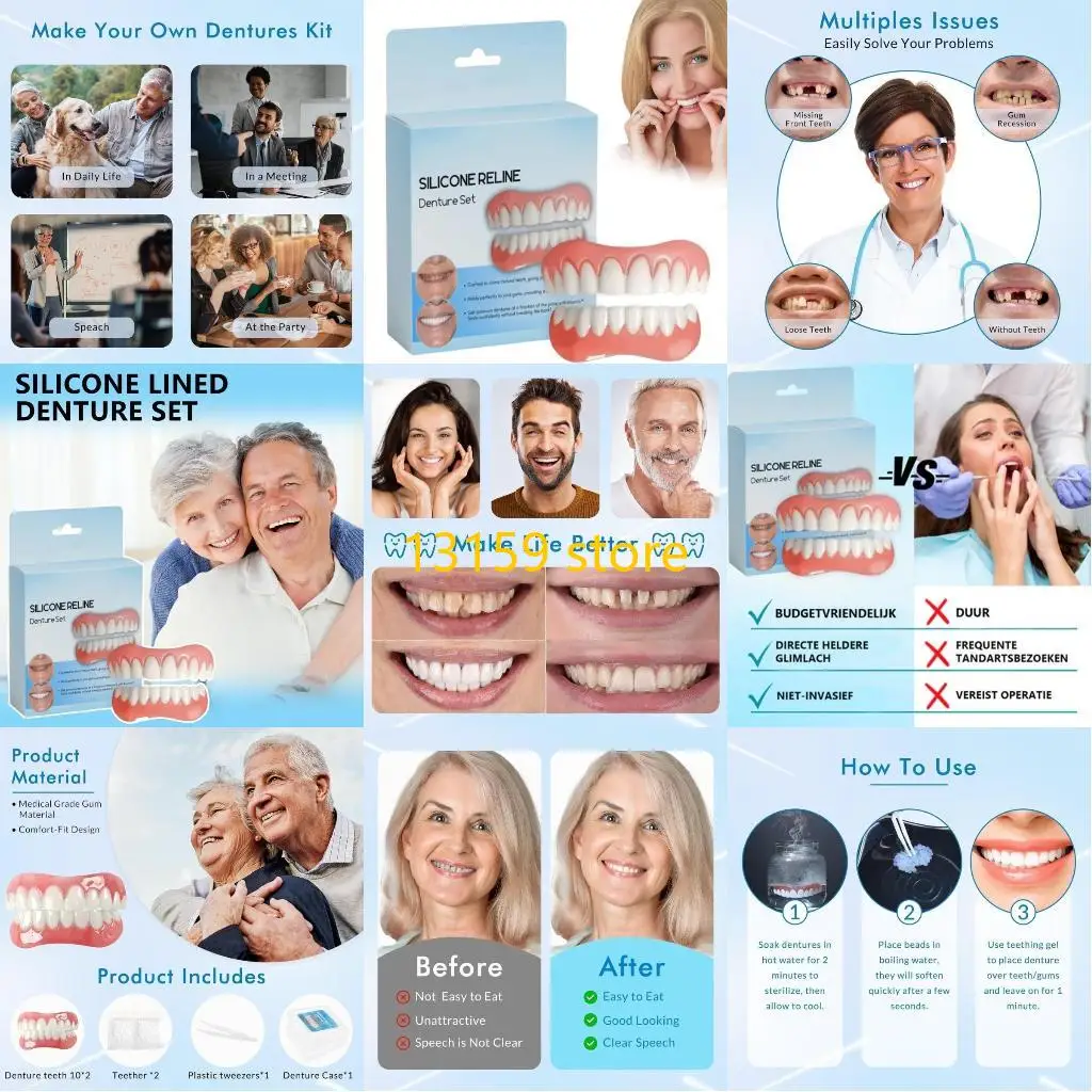 

270A Teeth Appearance Enhancer PE Cosmetic Covers Comfortable For Everyday Confidence