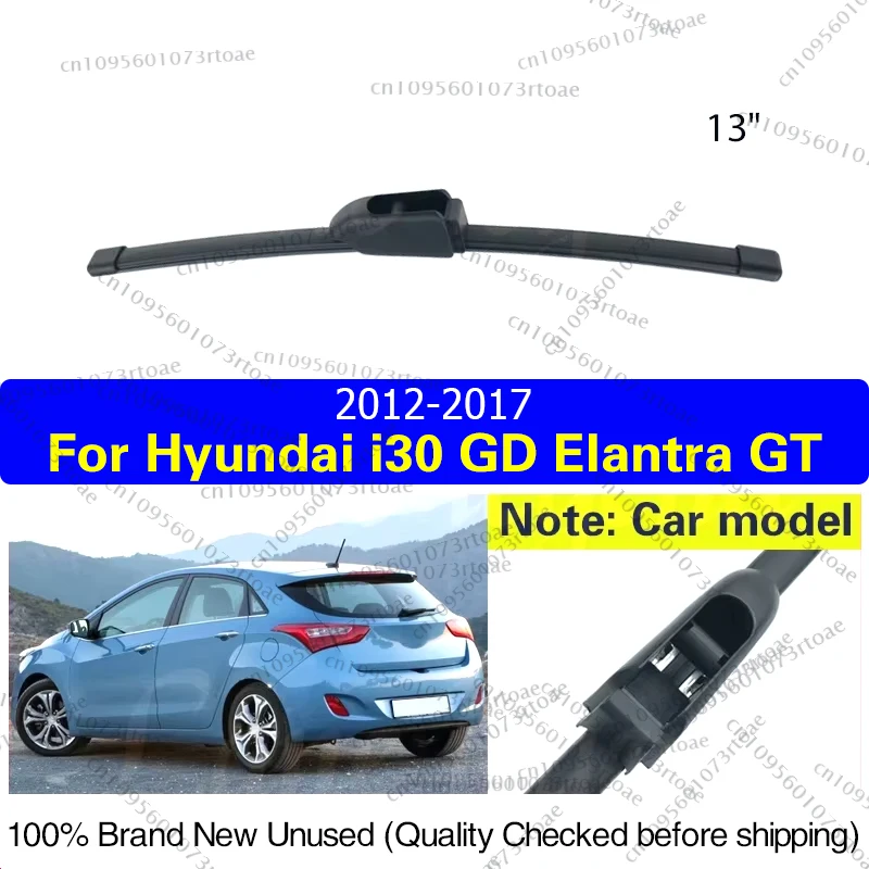 

Car Wiper Rear Wiper Blade For Hyundai i30 GD Elantra GT 2012 - 2017 Windshield Windscreen Clean Window Car Rain Brush 13"