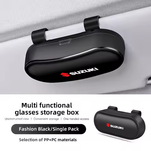 Fashion Multi Functional Glasses Storage Box For Suzuki Jimny Swift Samurai Vitara SX4 Alto Kaiser Ingnis DZire Swace Across
