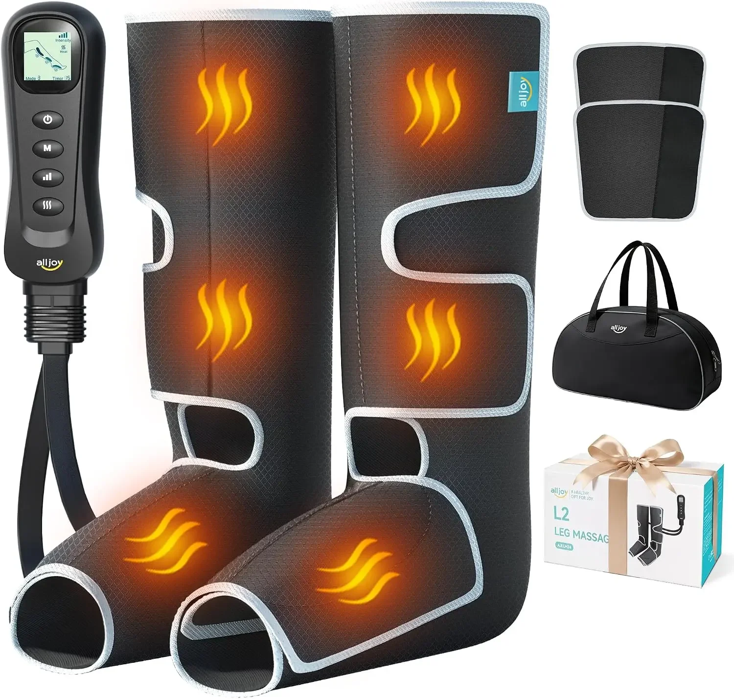 Leg Massager for Circulation and Pain Relief FSA,Gifts for Men Women | Leg Massager with Heat and Compression Helpful