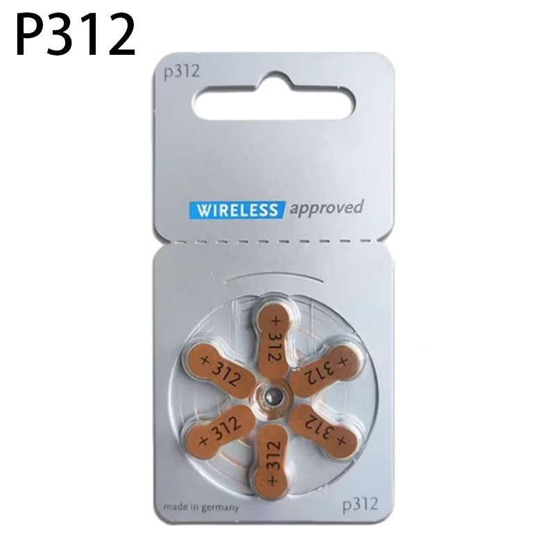 12 teile/los EINE 312 P312 312 PR41 Zink Luft Batterie Taste Batterien Für Hörgerät Beste Qualität
