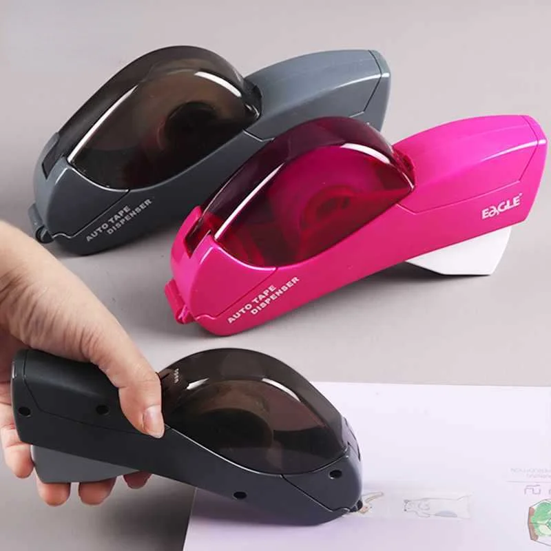 Imagem -02 - Auto Handheld Tape Dispenser Adhesive Holder Packaging Cutter Tools Seling Machine Adequado para Fita 20 mm One Press