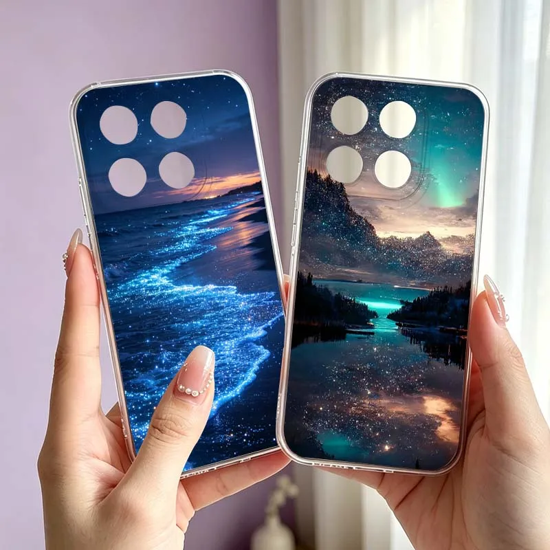 Starry Night Pattern Cover For Xiaomi Mi 17 15T 15 14T 14 13 POCO X8 X7 F8 F7 M7 Redmi A7 A5 Pro Max Ultra Phone Case