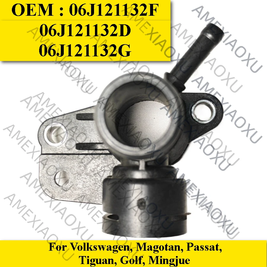 

1 Pc OEM : 06J121132F For Volkswagen, Magotan, Passat, Tiguan, Golf, Mingjue, Three-way pipe joint 06J121132D 06J121132G