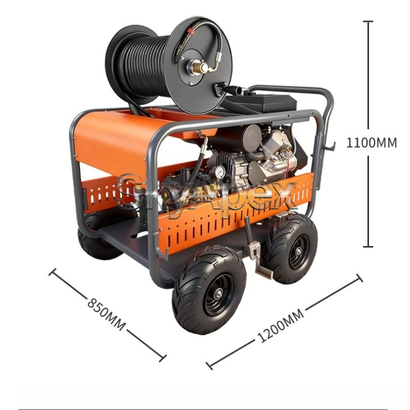 Commercial High Pressure Pipe Dredging Machine Sewer Drain Cleaning Equipment Property Community Pipeline Unblocking