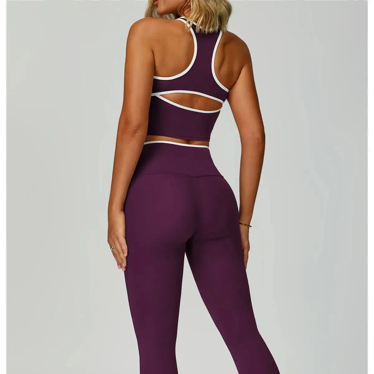 スポーツセット レディース ジャージ 上下セット 2点セット 速乾 ジムセット ヨガウェア ランニング スポーツブラ ストレッチ ワークアウトレギンス ヨガ服 2