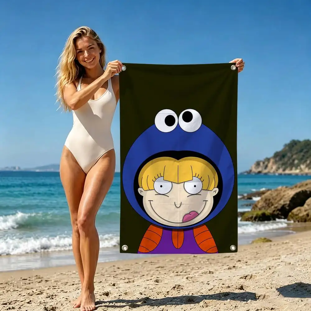 A-Angelica Pickles Rugrats Cartoon  Flags Wall Hanging Tapestry Outdoor Garage Room Decorative flag Background Blanket