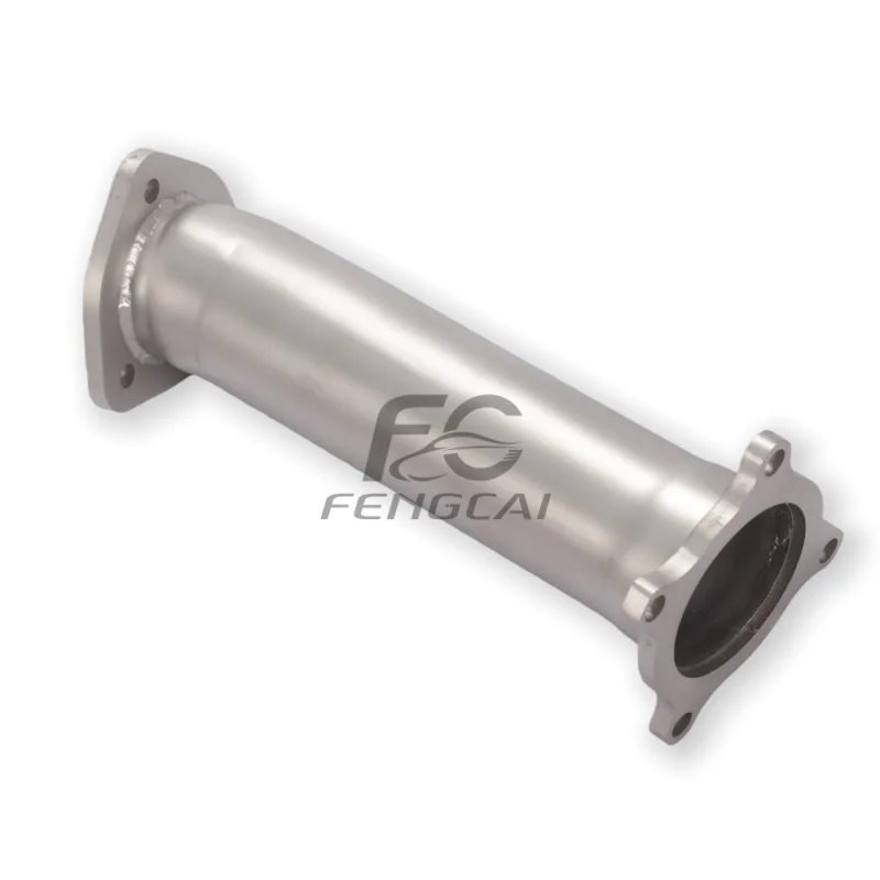 Direct Vent Downpipe Exhaust for Audi A4 B9 2.0T Stainless Steel Exhaust Catalytic Converter Sand Blasting Process