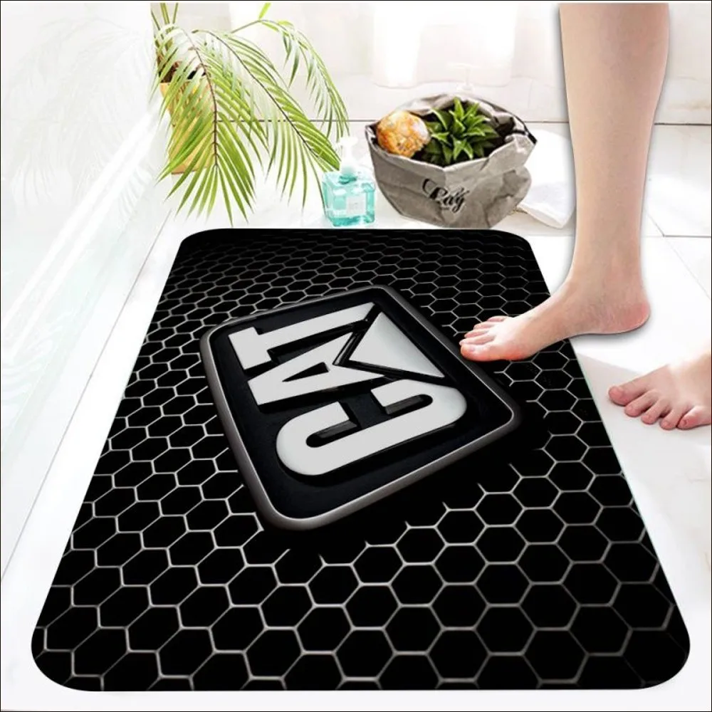 C-Caterpillar logo Floor Mat Room Mats Non-Slip Laundry Room Mat Laundry Decor Balcony Child Living Room Household Carpets