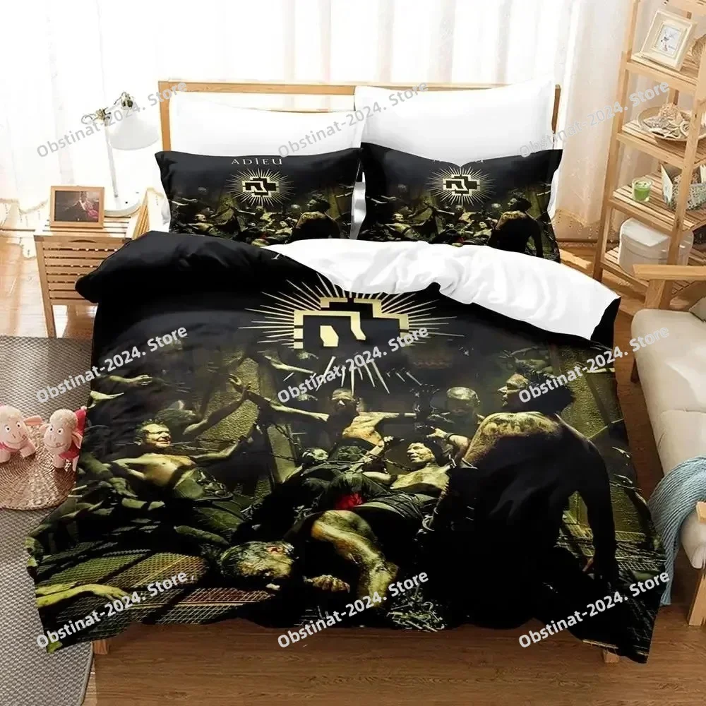 Rock Indochine Bedding Set Printed Bed Set Duvet Cover Sheet Pillowcase Soft Quilt Cover Full Queen King Size Kids Adult Fashion
