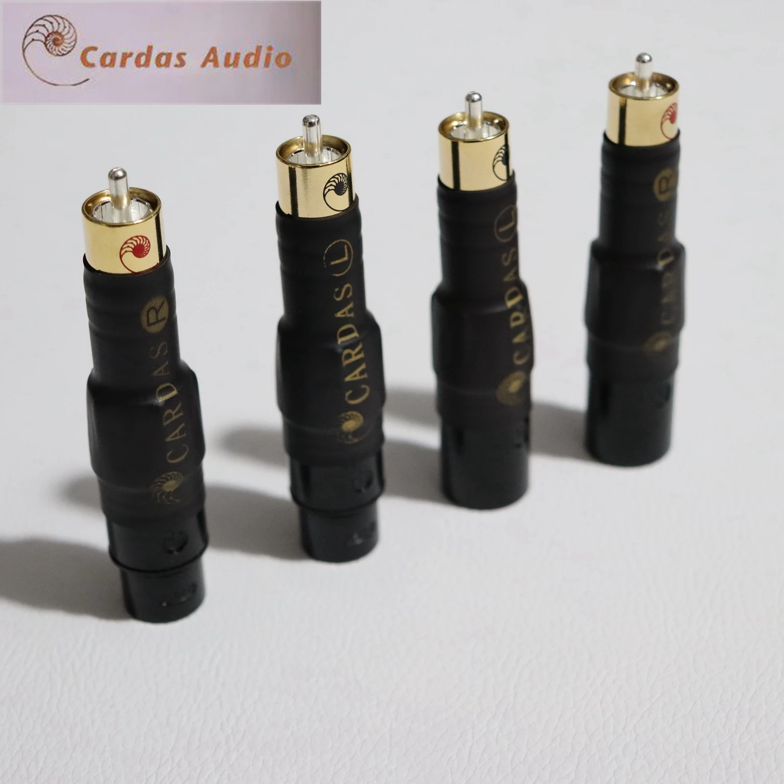 

Cardas Original 3pin XLR Male/Female to RCA Male plug Adapter HIFI Audio Connector Stereo balanced to RCA conversion plug 1 pair