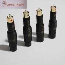 Cardas Original 3pin XLR Male/Female to RCA Male plug Adapter HIFI Audio Connector Stereo balanced to RCA conversion plug 1 pair