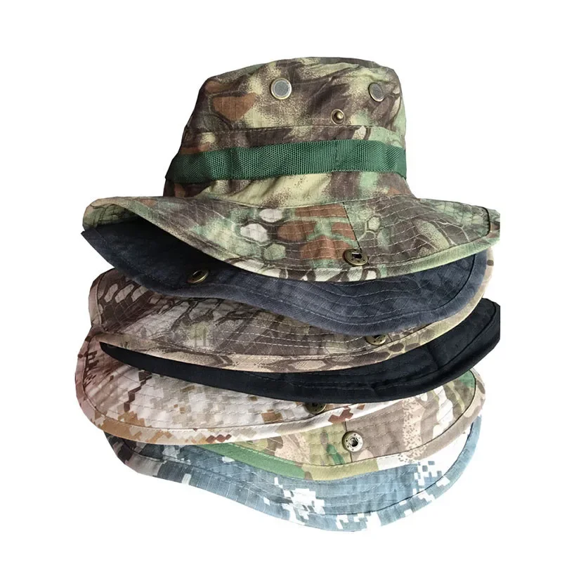 

Охотничья шляпа Бонни, тактическая камуфляжная камуфляжная шляпа-ведро для страйкбола, кепка для кемпинга и рыбалки на открытом воздухе