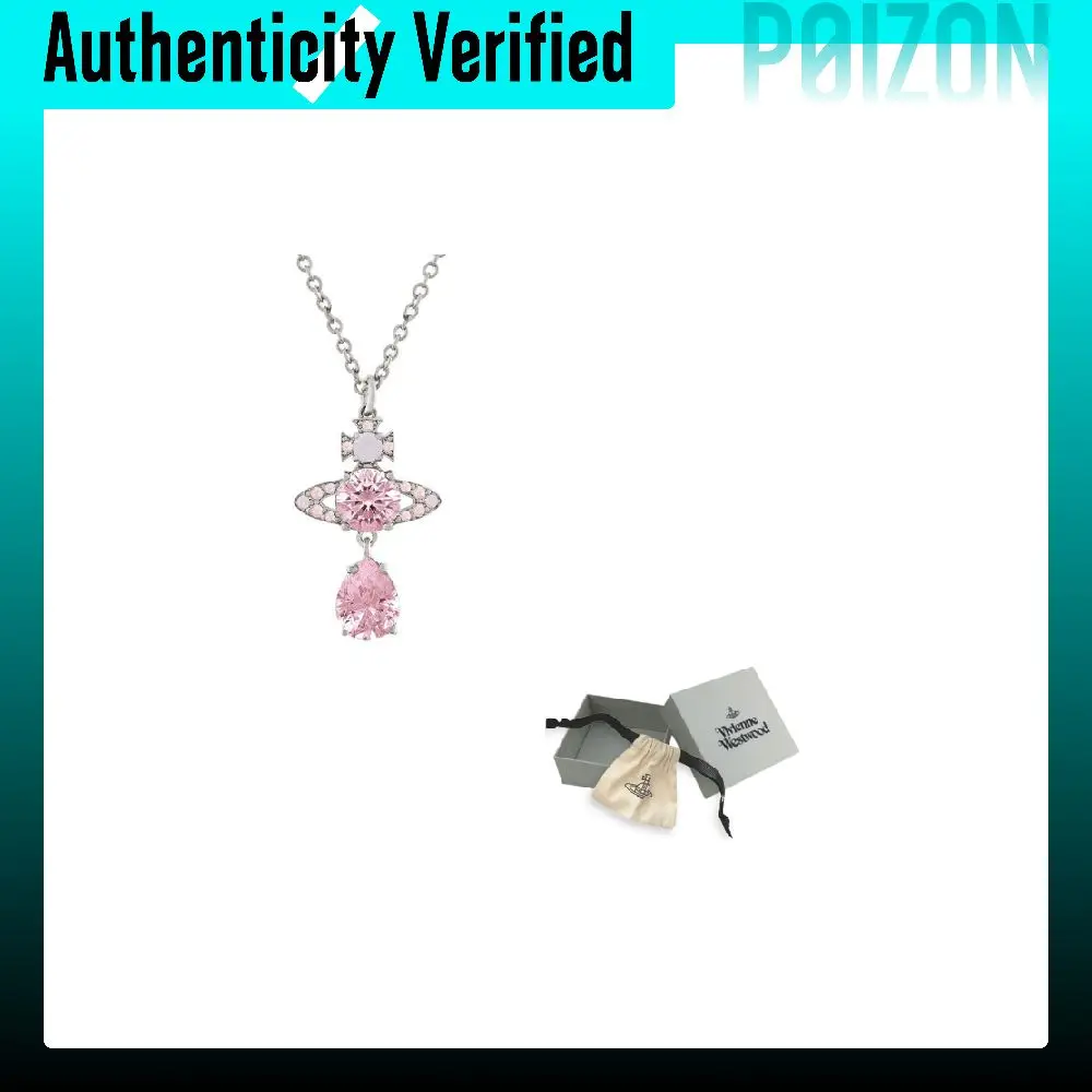 Vivienne Westwood Brass Necklaces Women's Ivory Pink 8053195229413