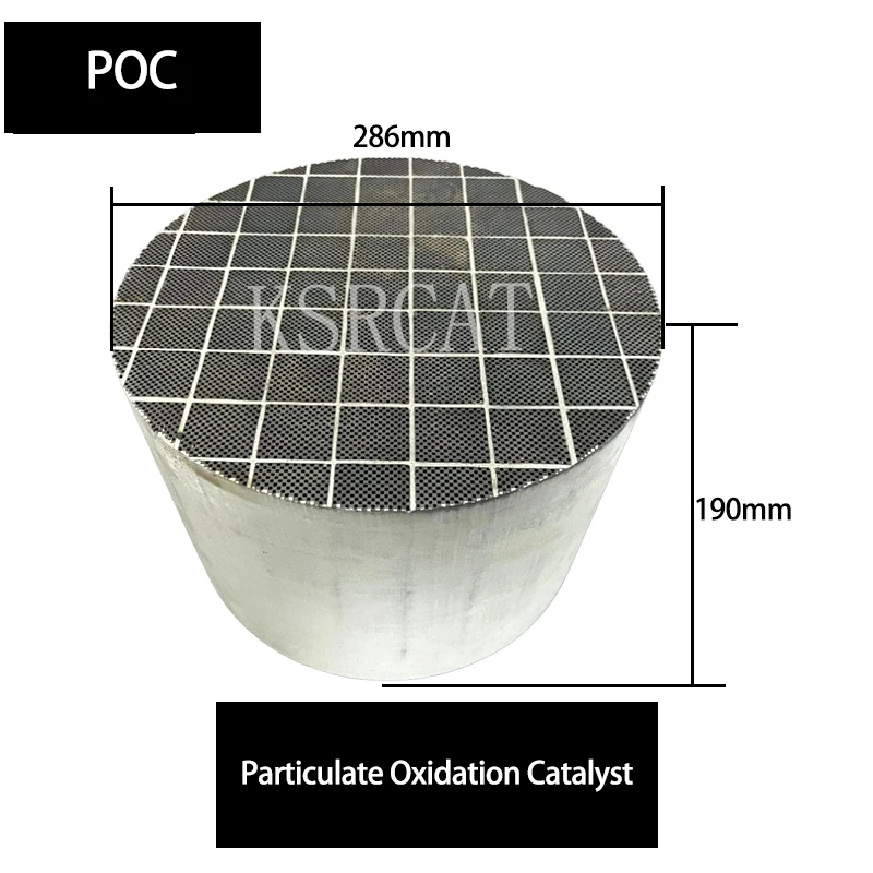 

For Solving Particulate matters POC 286*190mm exhaust system Particulate Oxidation Catalyst For diesel trucks reduce PM