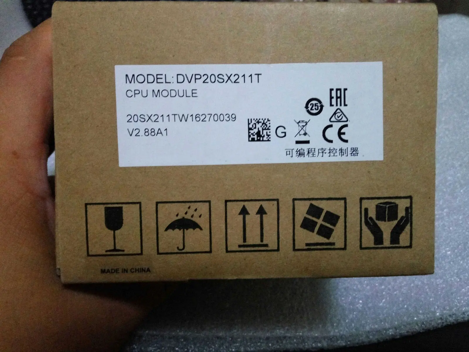 Brand New PLC Expansion Module DVP08SN11R DVP14SS211T DVP20SX211T DVP04PT‑S DVP04DA‑S 1‑Year Warranty Ready To Ship