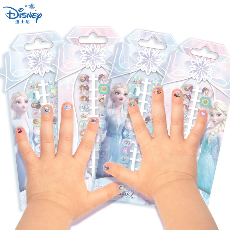 ملصقات أظافر ديزني الصلبة للأظافر فروزن إلسا #2