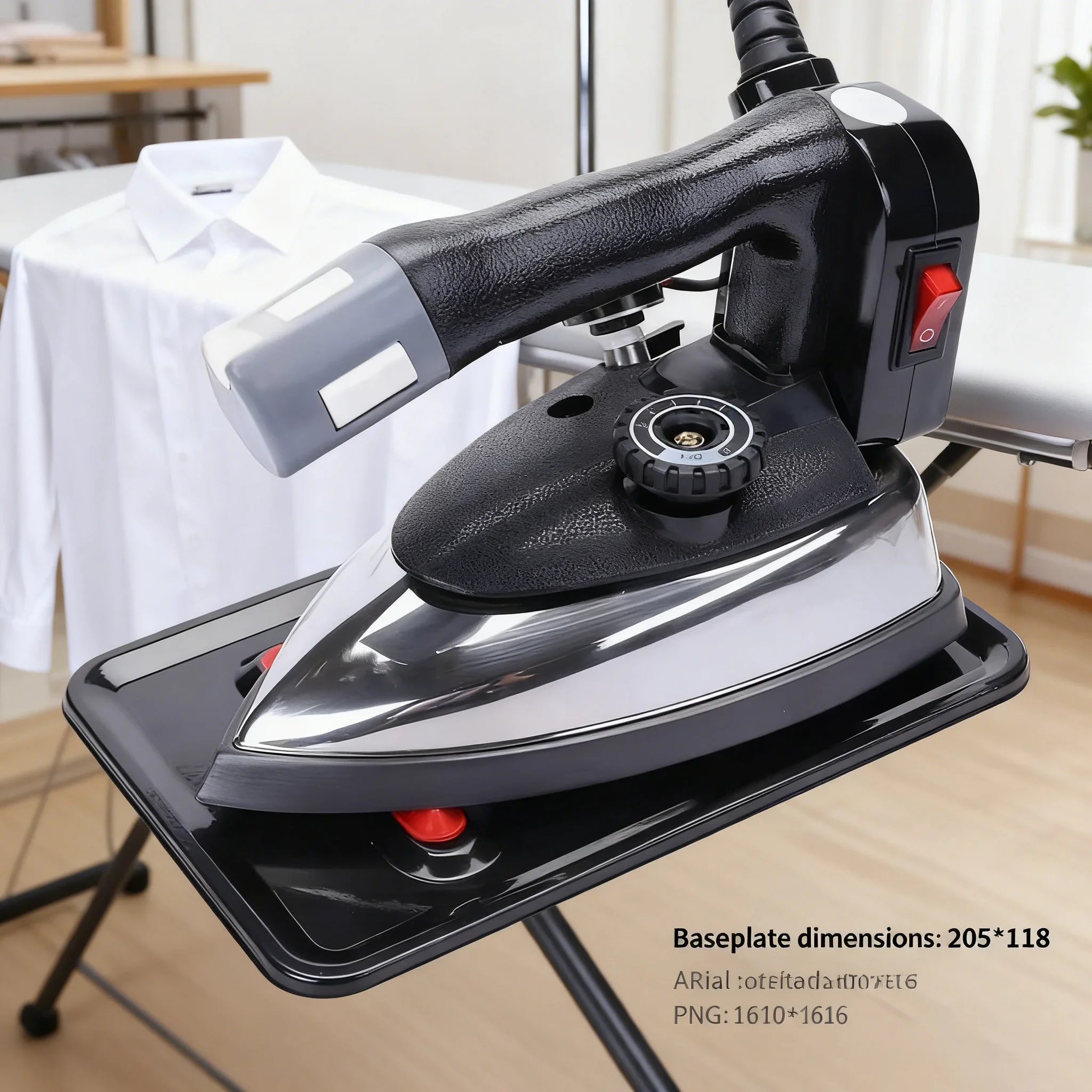 

1200W Electric Suspended Bottle Steam Iron for Home Clothing Store Dry Cleaning Shop - Quick Heating Ironing Tool
