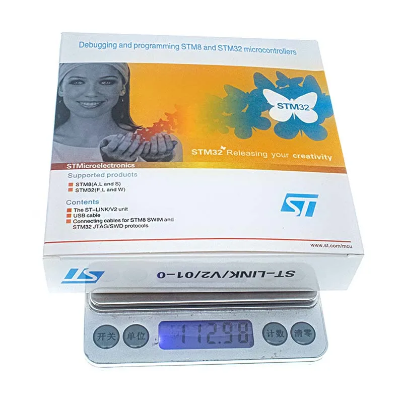 ST-LINK/V2 ST-LINK V2(CN) ST LINK STLINK Emulator ดาวน์โหลด Manager STM8 STM32 ประดิษฐ์อุปกรณ์ 100% ยี่ห้อใหม่