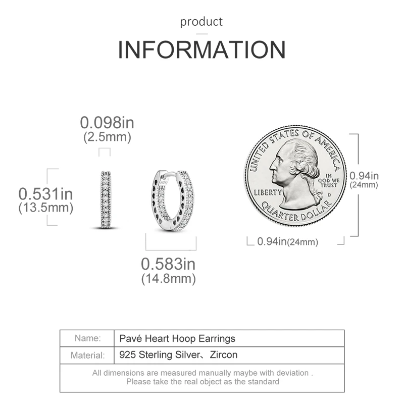 Echte Liebesfeder-Ohrringe aus 925er Sterlingsilber, passend für Original-Charms, Creolen für Damen und Mädchen, Ohrstecker, edler Schmuck, Geschenke – Detail 3