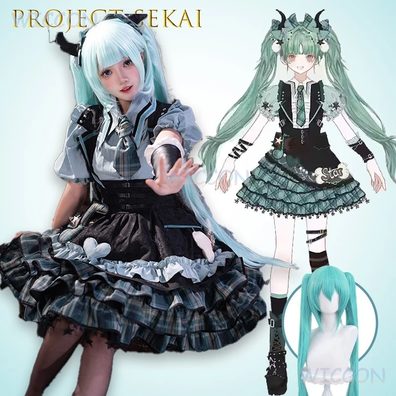 

Project Sekai Mikuku Cosplay Costume Impression Dress Lolita Y2K Fashion Anime Character Outfit Halloween Party Wear Christmas
