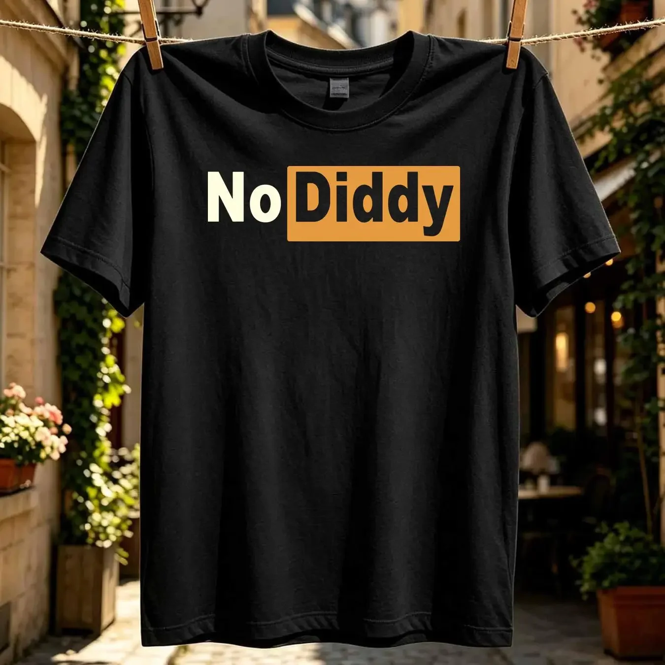 washed T Shirt P Diddy Puff Daddy Sean Combs Adult Small 3XL Black Fan Art Funny vintage Washed homme Breathable Comfortable