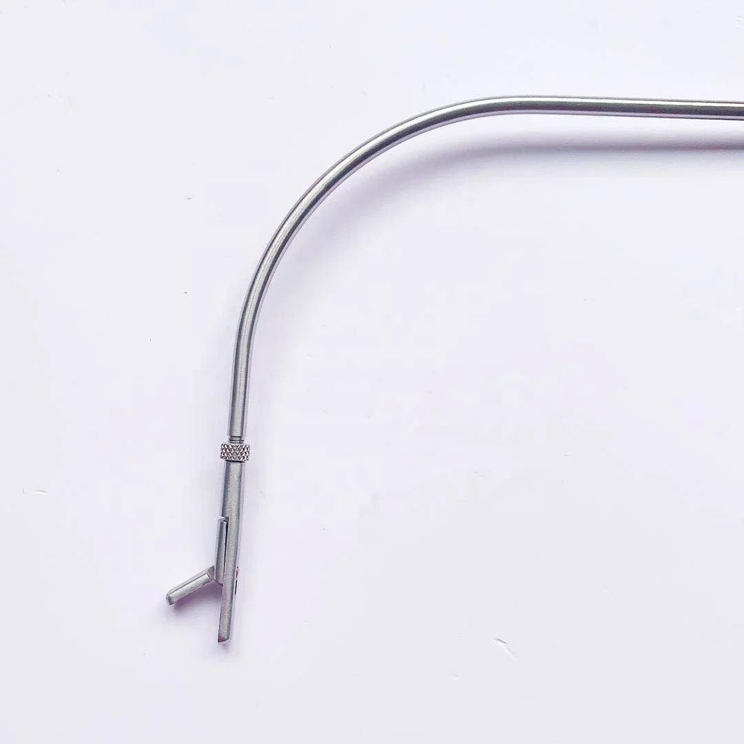 Pinça laríngea indireta de alta qualidade com três cabeças Instrumentos otorrinolaringológicos Instrumentos de laringoscopia