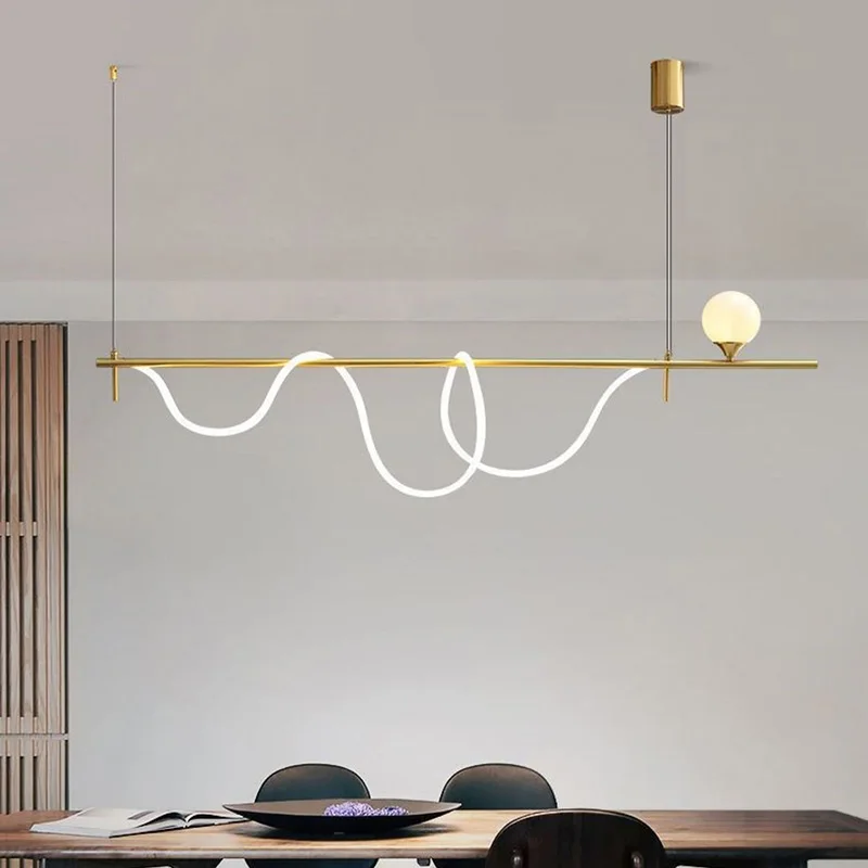 Modern LED pendant lights restaurant pendant lights indoor lighting intelligent applications lighting fixtures