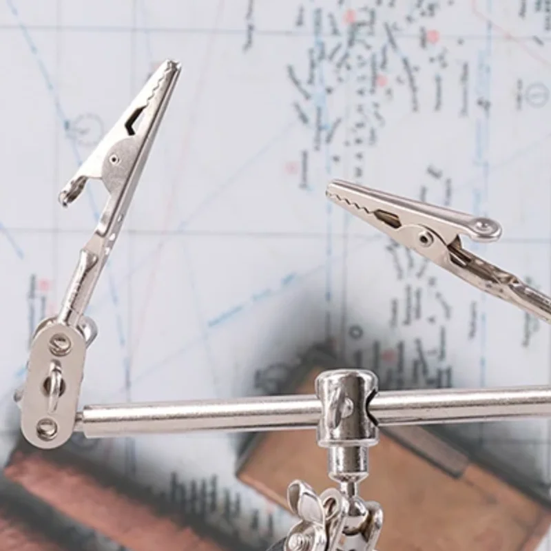 

Third Hand Soldering Iron Stand Clamp Helping Hands Clip Tool PCB Holder Electrical Circuits Hobby