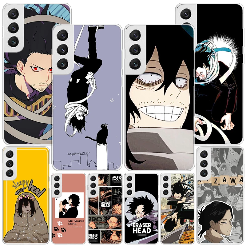 My Hero Aizawa Shouta Phone Case For Samsung Galaxy S24 Ultra S23 S22 S21 Plus S20 FE S10E S10 S9 S8 + Personalized Print Cover