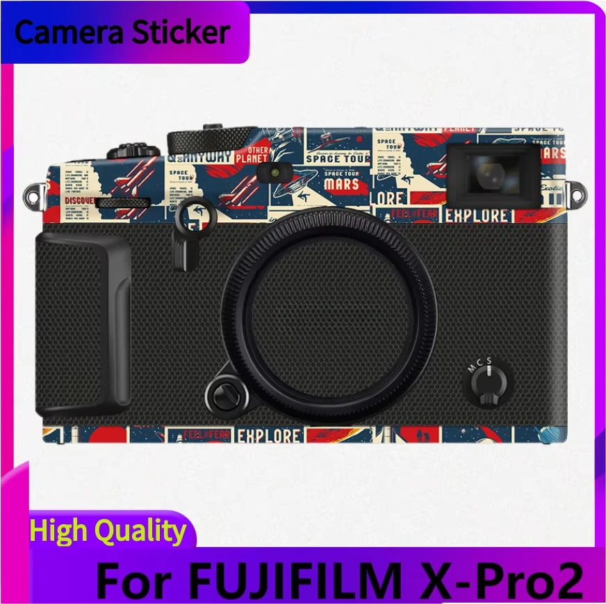 ل FUJIFILM X-Pro2 كاميرا ملصق واقية الجلد ملصق مائي الفينيل التفاف فيلم المضادة للخدش حامي معطف XPro2 #2