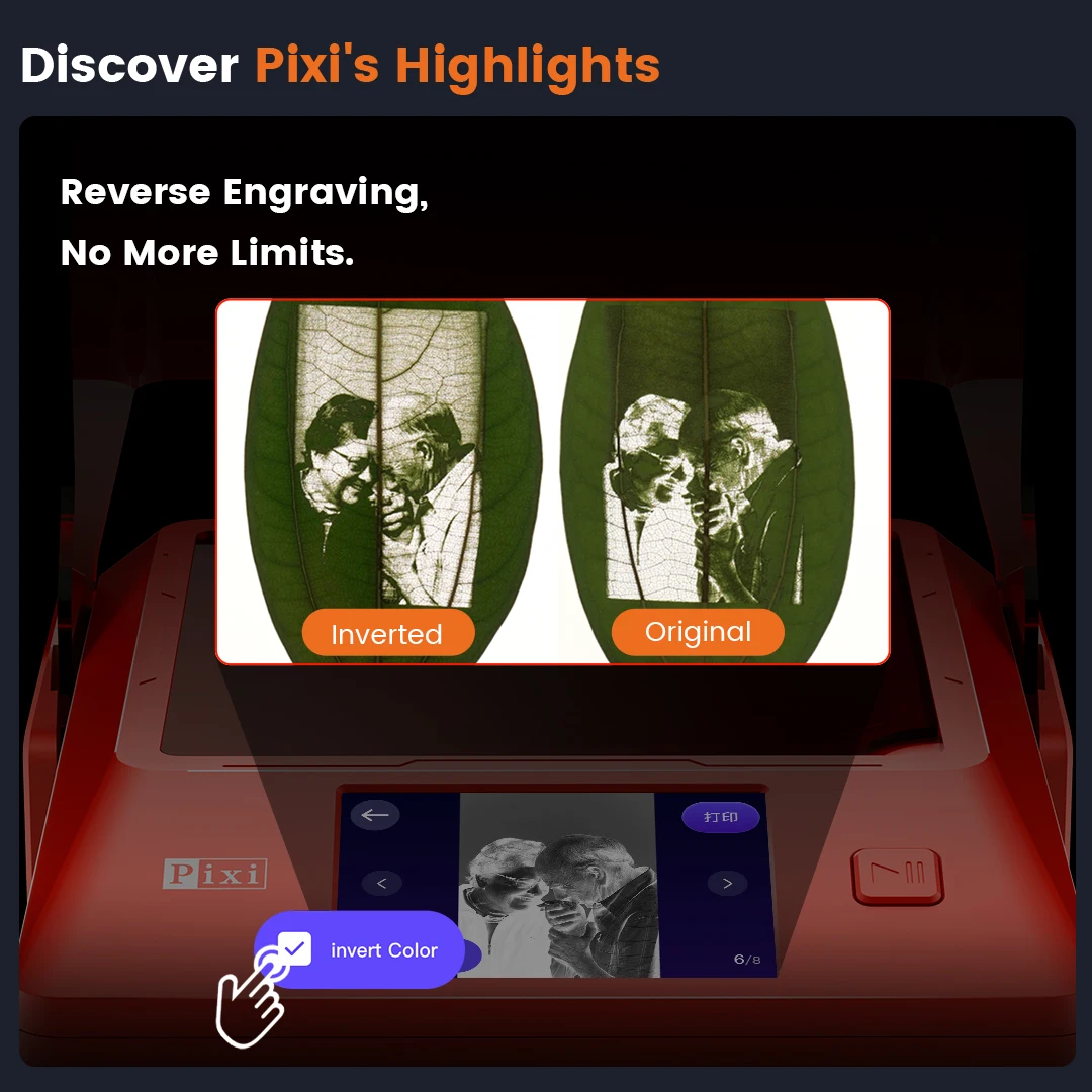 آلة النقش بالليزر Algolaser Pixi 5W مع شاشة تعمل باللمس أداة آلة النقش بالليزر الصغيرة الذكية فئة 1 مغلقة بالليزر بالكامل