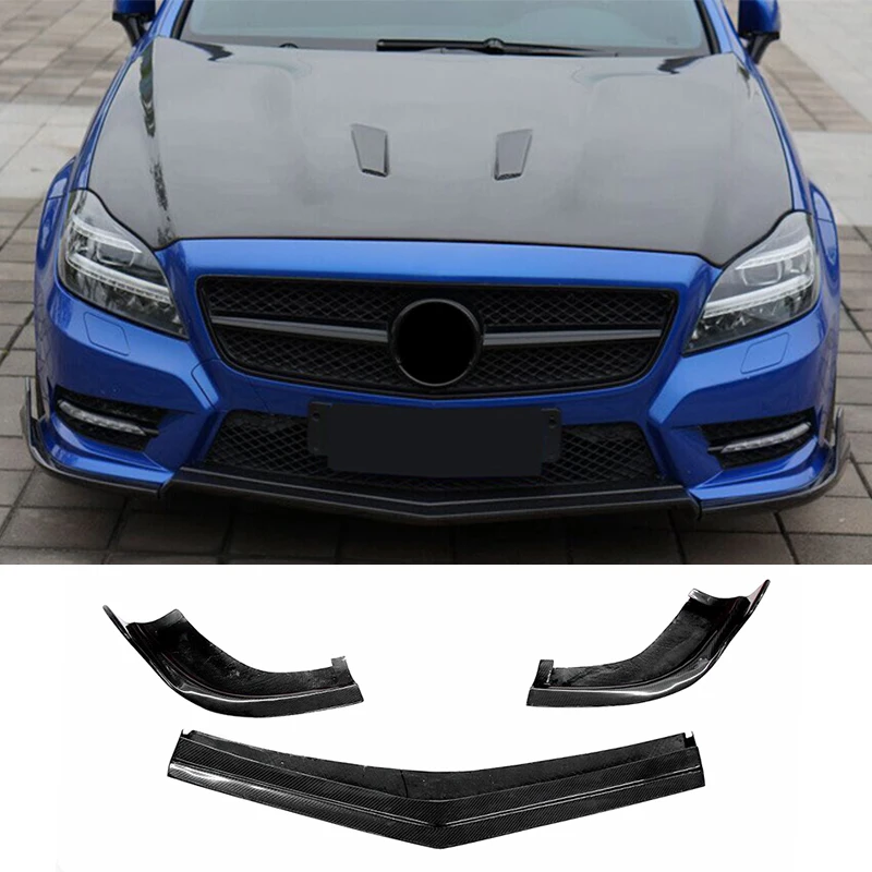 

Carbon Fiber Front Lip For bz CLS Class W218 2011-2014 Front Lip Body Kit Diffuser Bumper Face Kit Car Accessories