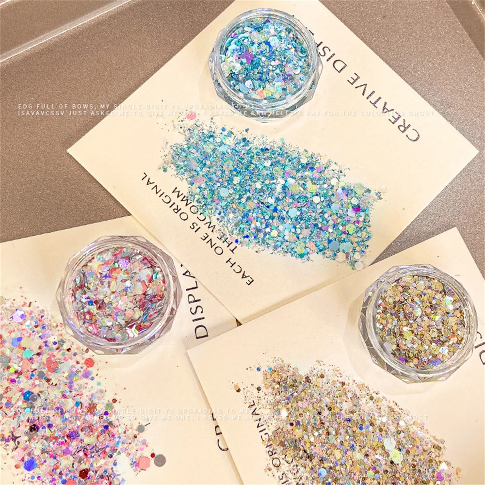 Toxic Free And Safe Nail Sequins High Quality Material Nail Decoration Sequins Long-lasting Fit Uniform Color Safe To Use