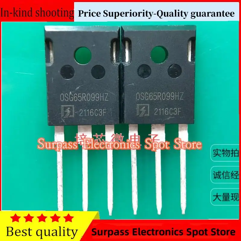 

10PCS-100PCS OSG65R099HZ TO247 37A650V Price Superiority-Quality guarantee