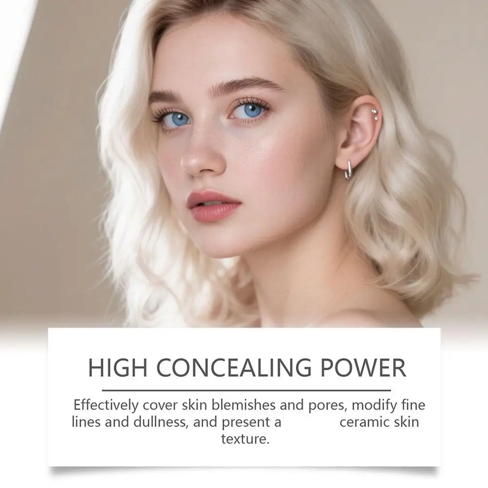 ZEPHOCO Lightweight Moisturizing Brightening Matte Concealer 2 in 1 Color Changing Foundation Stick Longlasting Face Base Makeup