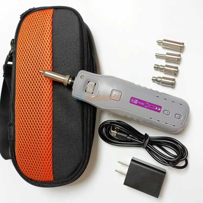 Handheld Glasfaser End Face Inspection Mikroskop fvm105a Funk mikroskop Vergrößerung WiFi ftth