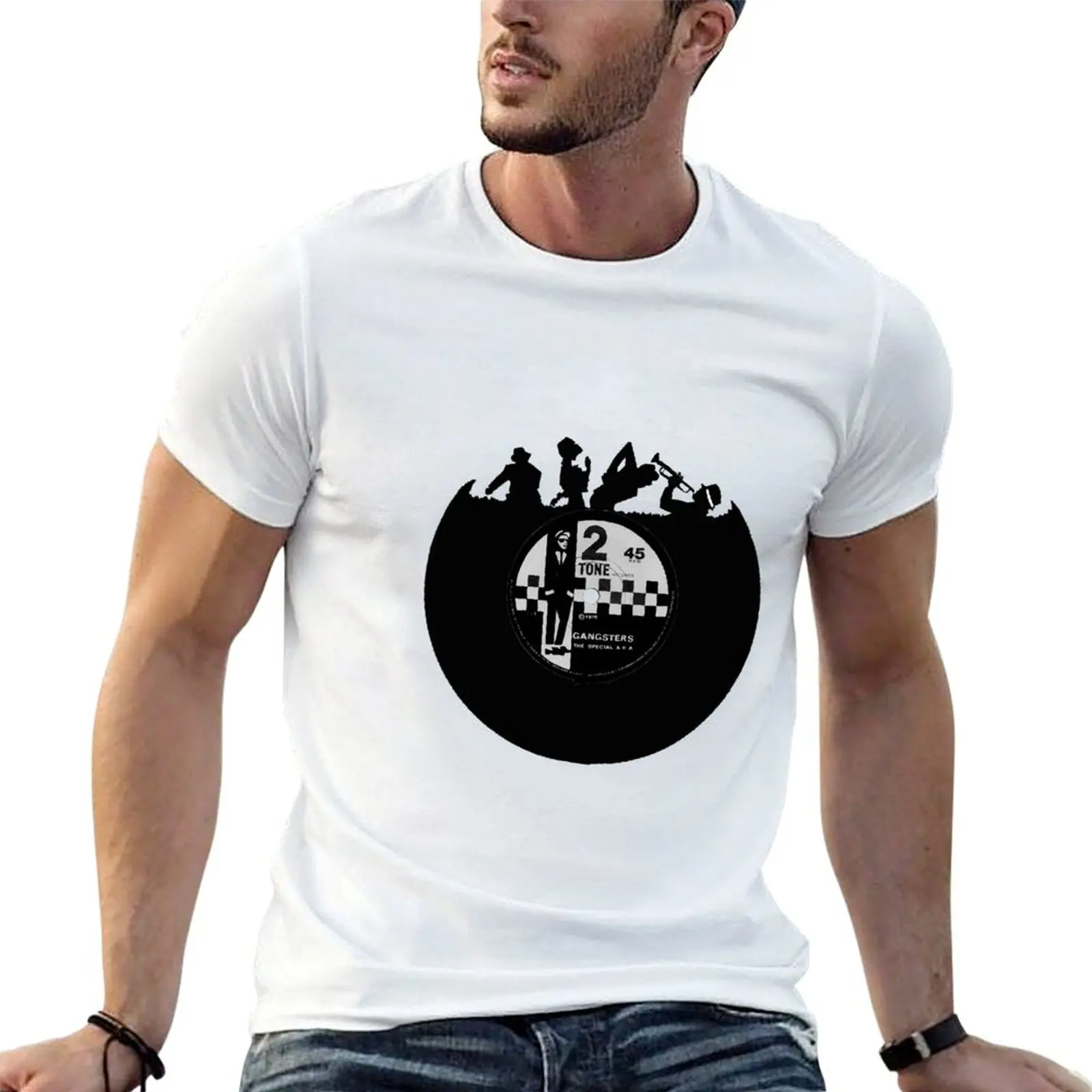 Breaking Records - Two Tone T-Shirt Plus Size All Match Tee Shirt