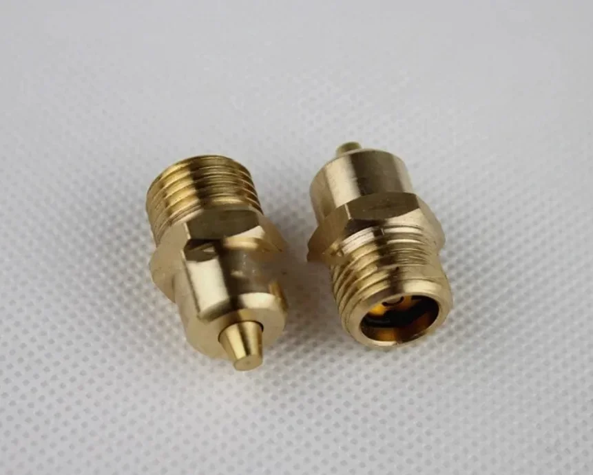 5pcs Gas expansion shaft filled with pure copper gas pressure shaft external thread pointed air nozzle 2 G1/4
