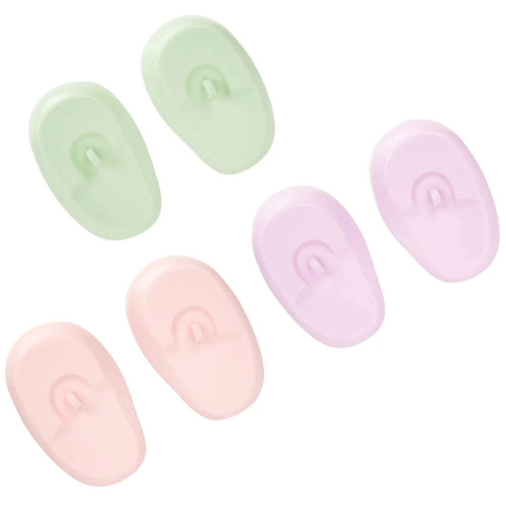 

3 Pairs Hair Dyeing Accessories Home Salon Perm and Dryers Silicone Protectors Cover Coloring Silica Gel