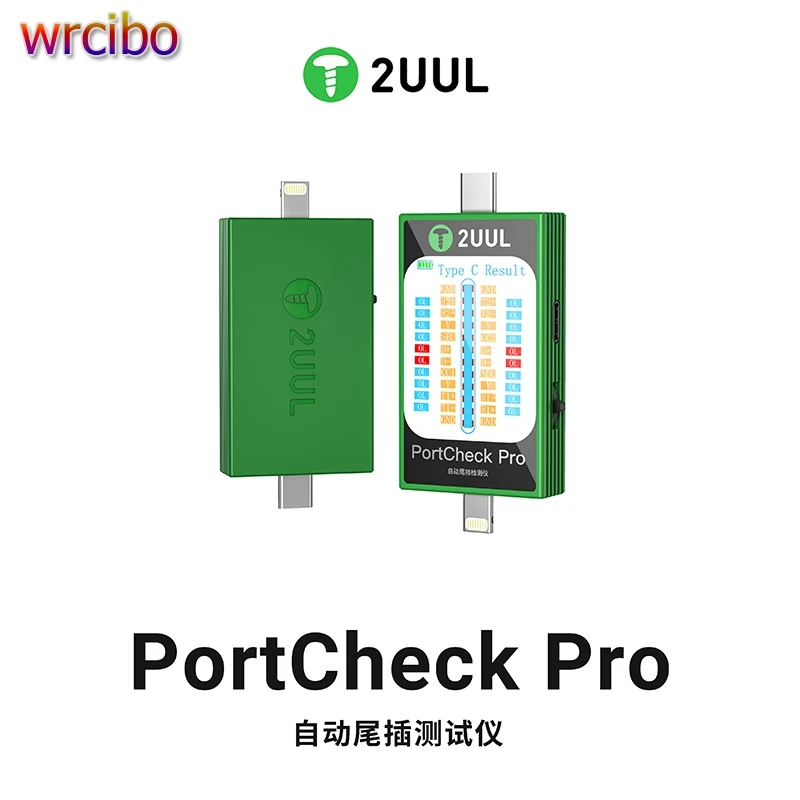 2UUL PW31 PortCheck Pro Dock USB Connector Tester For Phone Type-c Lightning Port Automatic Scanning Detection Repair Tool