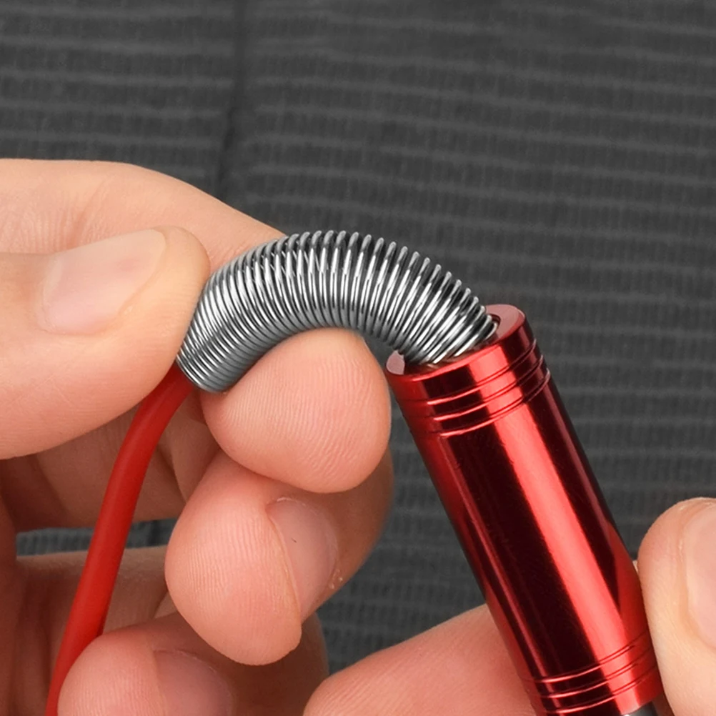 

1.7m Black Thickened Silicone Dual Core Anti Bending Steel Plate Hook Wire High Tattoo Machine Clip Cord Pen Hook Line