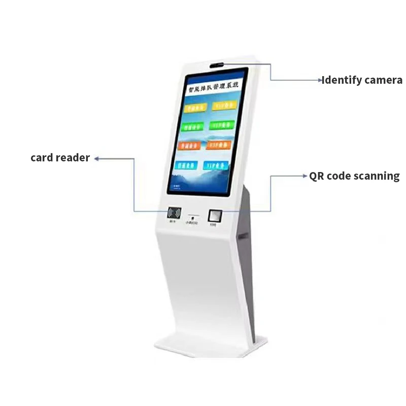 Factory OEM 21.5-Inch Self-Service Touch Payment Kiosk With SDK For Scanning Payments And Including Printers