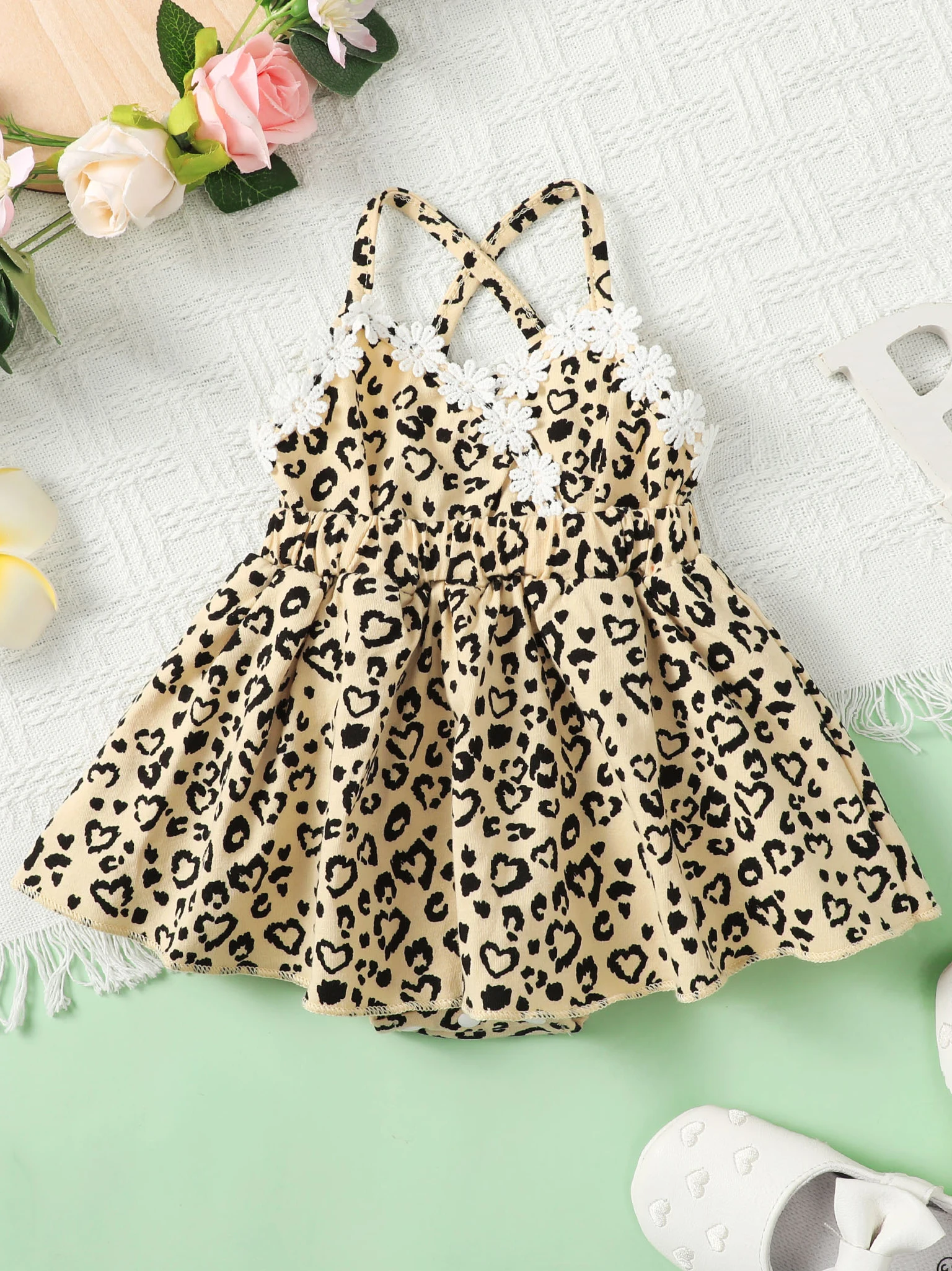 Baby Girl Clothes Newborn Dress Infant Outfit Summer Romper Jumpsuit Suspender Overall Skirt Clothing Set For Girl