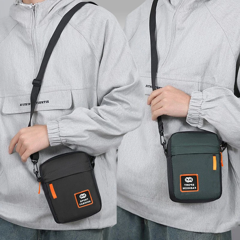 

Прямоугольные сумки нейтрального цвета для мужчин и женщин, с боковой молнией, подходящие для деловых поездок. Разноцветные сумки через плечо.