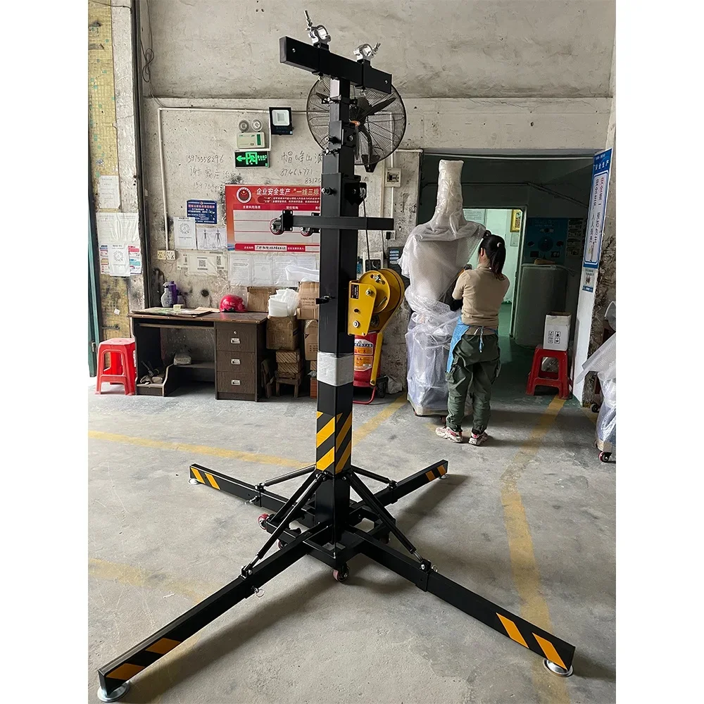 7m 340kg Heavy Duty Steel Crank Lighting Truss Lift Stand