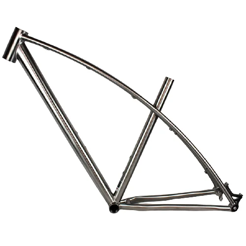 Titanium Mountain Bike Frame T47 BB Shell Hardtail Disc Brake Light Weight 26er